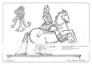 Die Postkarte zum Ausmalen; Postkarte Dresden Goldener Reiter August der Starke. Zwei Zeugnisse der barocken Pracht und
Macht Sachsens: August der Starke als
Cäsar in goldener Rüstung,
stolz reitet er den Lipizzanerhengst, und
das verschlungene AR, die Initialen von
Augustus Rex.
Auf der Karte ist genügend Platz
vorhanden, um die Gegenwart
dazuzuholen und Historisches neu zu
gestalten.